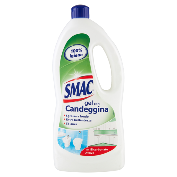 Smac Gel con candeggina, sgrassa a fondo e sbianca  850ml