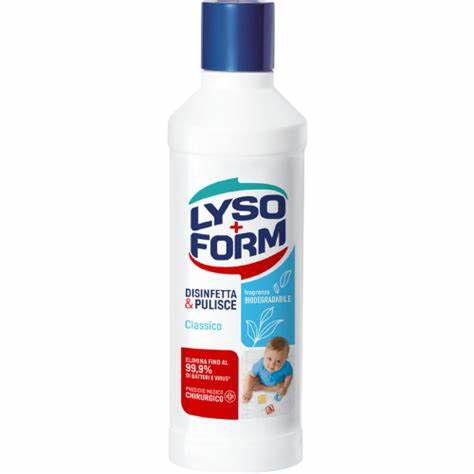 Lysoform Detersivo per pavimenti disinfettante classico, 1,1 lt