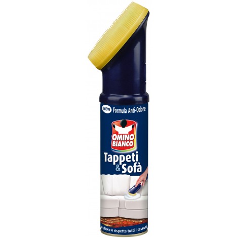 Omino bianco Smacchiatore tappeti e sofà, pulisce e rispetta tutti i tessuti, formula anti-odore 91202
