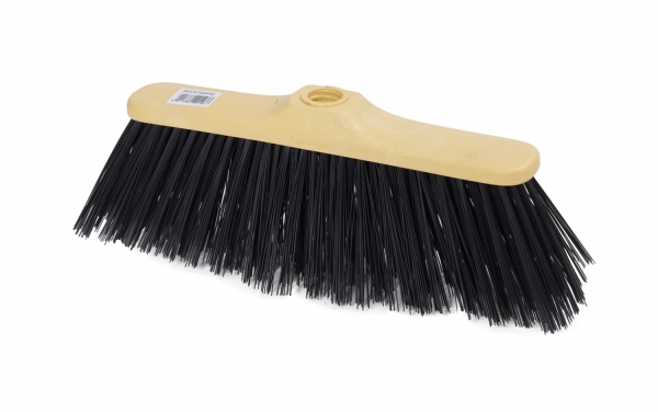 Scopa industriale a Vite universale italiana Fibra PVC nero