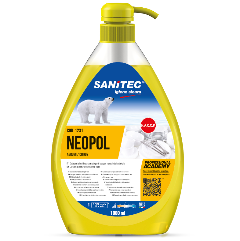 Detergente Sanitec Neopol gel sgrassante 1231