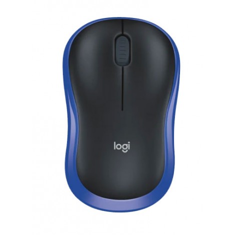 Logitech M185 Mouse wireless con 3 tasti, sensore ottico da 1000 DPI, raggio d`azione fino a 10mt, batteria AA inclusa - 1pz - 910-002236