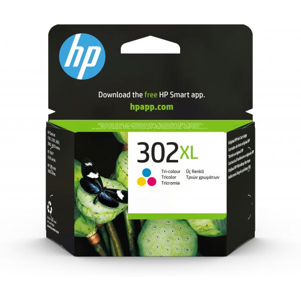 Rigenerato per Hp testina ciano, magenta, giallo 302XL, 8ml