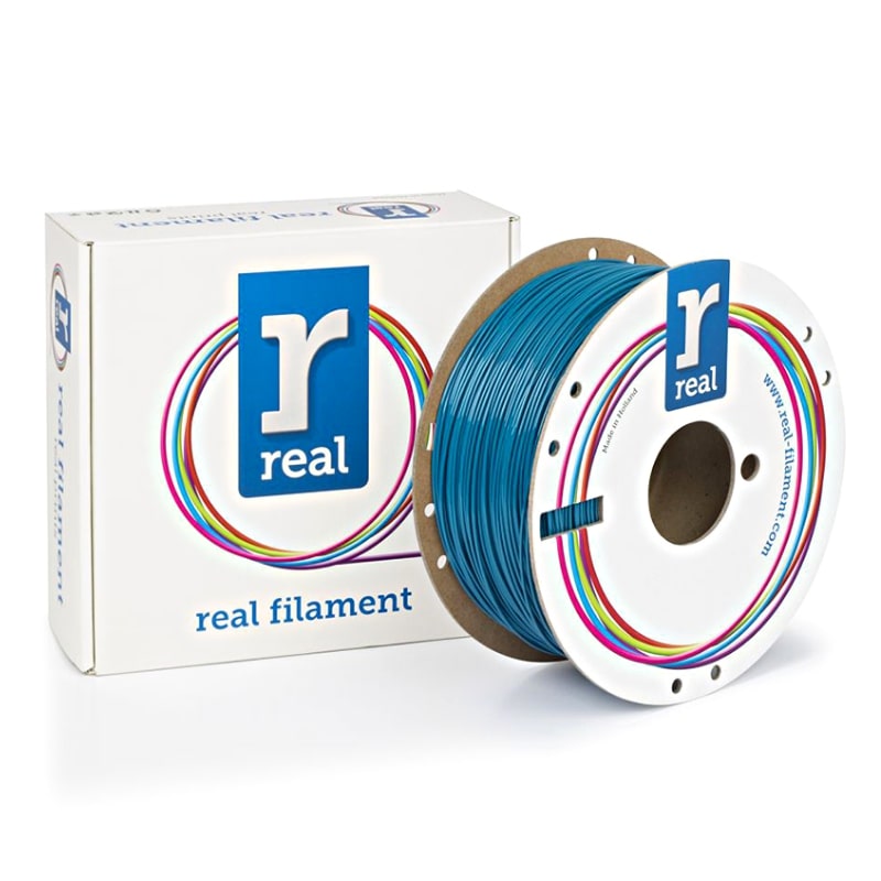 Real Filament - Filamento per stampanti 3D 1Kg PETG 1.75mm blu scuro opaco