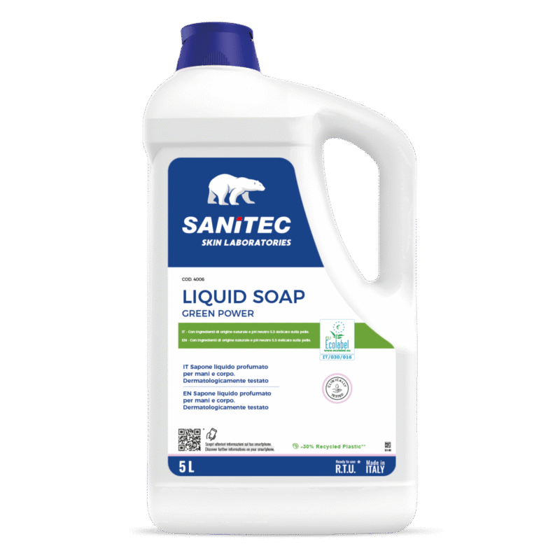 Sapone liquido Green Power per mani e corpo tanica da 5lt