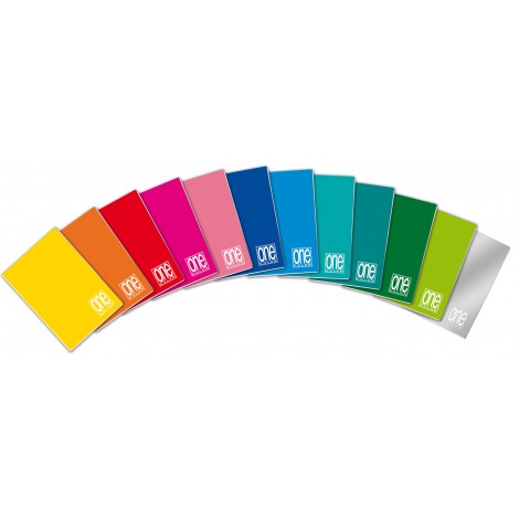 Blasetti One Color - Maxi quaderno con punto metallico, A4 - 21x29,7cm, 80gr, 4M - Quadretti 4mm, 20+1fg, facciate scrivibili: 80 - Prezzo singolo, ord. minimo 10pz - 1410 - C92BS0030