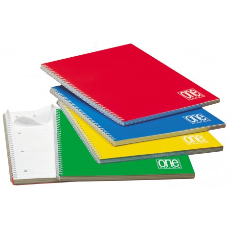 Blasetti Blocco spiralato - Spirale laterale, 60 fogli, copertina patinata plastificata 300gr, A5 - 15x21cm, 80gr, 1R righe - Prezzo singolo, ord. minimo 5pz - 1149