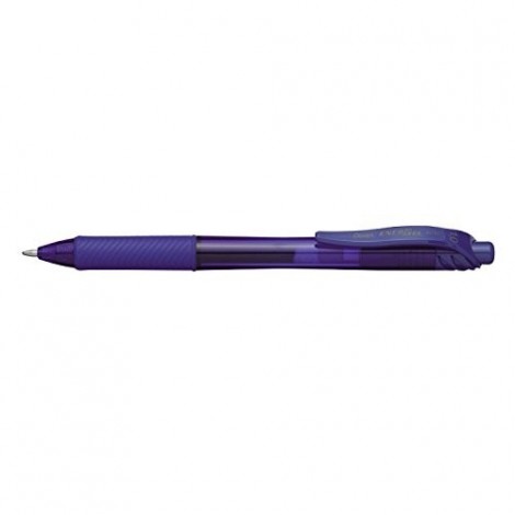 Pentel Energel XPenna roller con grip in gomma antiscivolo, ideale per mancini, punta 1mm  blu -   C92PE2052