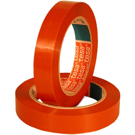 Tesa Nastro STRAPPING, ad alta resistenza, per imballi, 19mm x 66m, colore rosso - 64286-00002-00 - C92TE7130