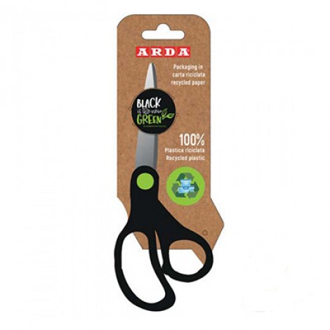 Forbice 15cm con lama in acciaio inox in plastica riciclata - 1pz