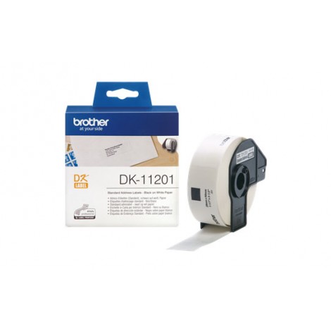 Brother DK11201 Rotolo 400 etichette adesive multiuso (29mmx90mm) 1rot. - C92B10001