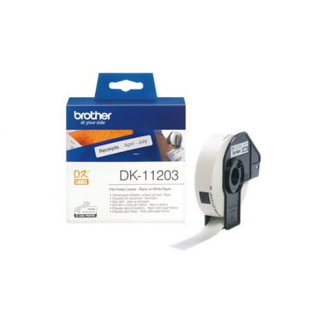 Brother DK11203 Rotolo 300 etichette adesive multiuso (17mmx87mm) 1rot. - C92B10003