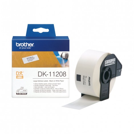 Brother DK11208 Rotolo 400 etichette adesive multiuso (38mmx90mm) 1rot. - C92B10005