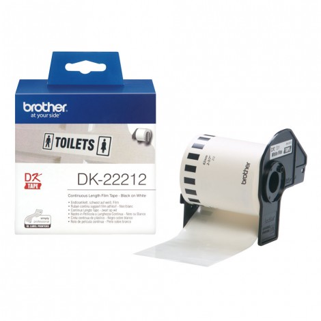 Brother DK22212 Rotolo etichette adesive permanente multiuso (62mmx15,24m) 1rot. - C92B10017