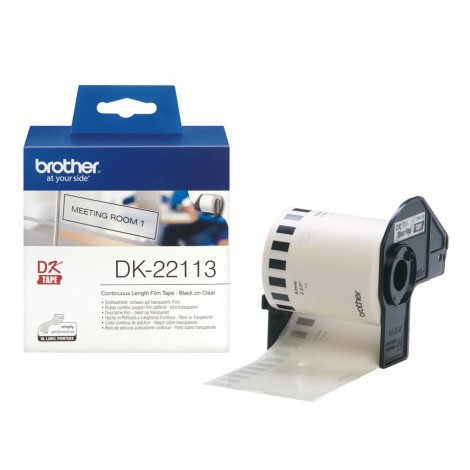 Brother DK22113 Rotolo etichette adesive in continuo (62mmx15,24m) 1rot. - C92B10018