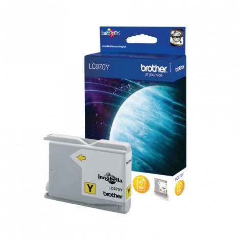 Brother LC970Y Cartuccia inchiostro giallo per DCP 135C (300pg) 1pz - C92B21041