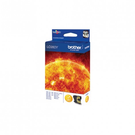 Brother LC980Y Cartuccia inchiostro giallo per DCP 145C (260pg) 1pz - C92B21052