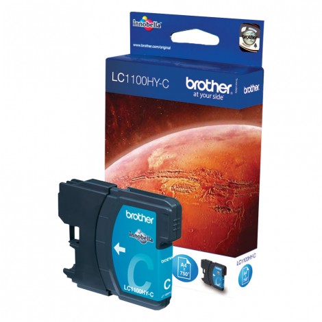 Brother LC1100HYC Cartuccia inchiostro ciano per MFC 6490CW (750pg) 1pz - C92B21054