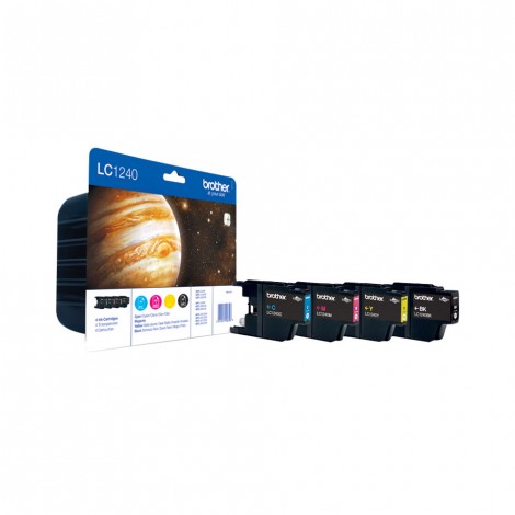 Brother LC1240VALBP Cartuccia inchiostro nero, ciano, magenta e giallo per MFC J6510DW (4x600pg) 1Conf. - C92B21069