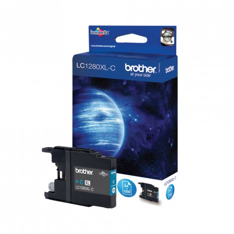 Brother LC1280XLC Cartuccia inchiostro ciano per MFC J6510DW (1.200pg) 1pz - C92B21071