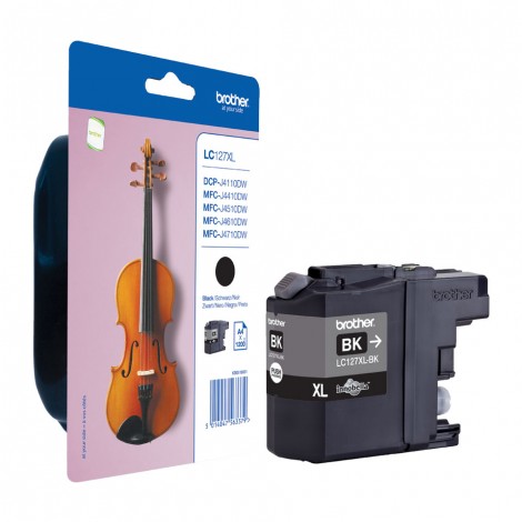 Brother LC127XLBK Cartuccia inchiostro nero per MFC J4510DW (1.200pg) 1pz - C92B21085
