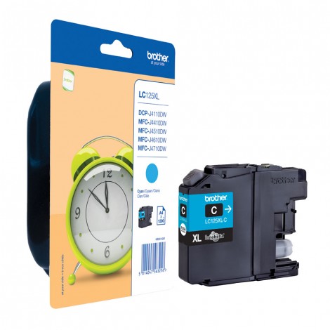 Brother LC125XLC Cartuccia inchiostro ciano per MFC J4510DW (1.200pg) 1pz - C92B21086