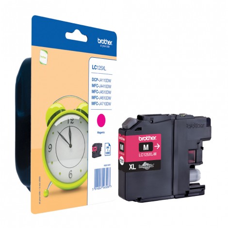 Brother LC125XLM Cartuccia inchiostro magenta per MFC J4510DW (1.200pg) 1pz - C92B21087