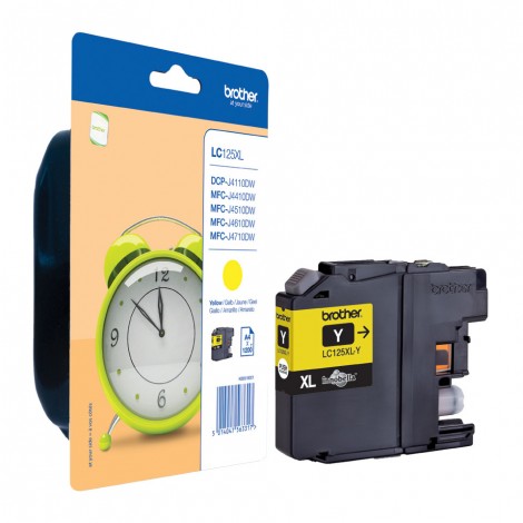 Brother LC125XLY Cartuccia inchiostro giallo per MFC J4510DW (1.200pg) 1pz - C92B21088