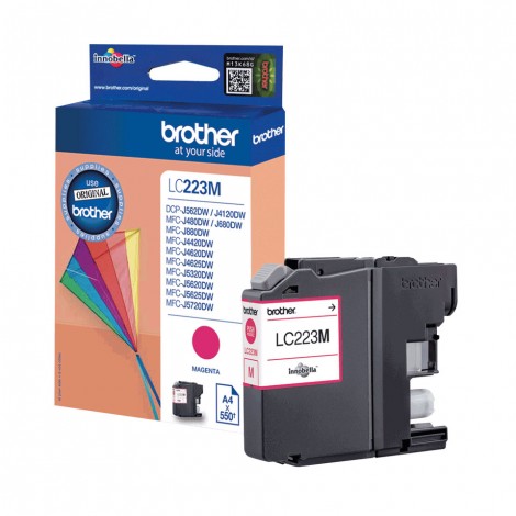 Brother LC223M Cartuccia inchiostro magenta per MFC J4620DW (550pg) 1pz - C92B21099