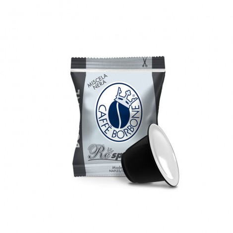 Borbone 50 capsule miscela nera (densa e cremosa), compatibili con macchine Nespresso