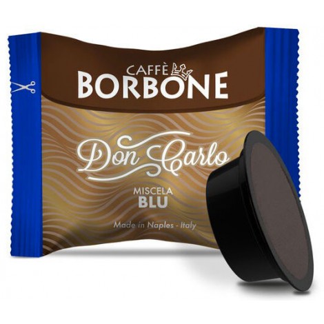 Borbone 50 capsule miscela blu (corposa e dalla perfetta tostatura), compatibili con macchine Lavazza A Modo Mio