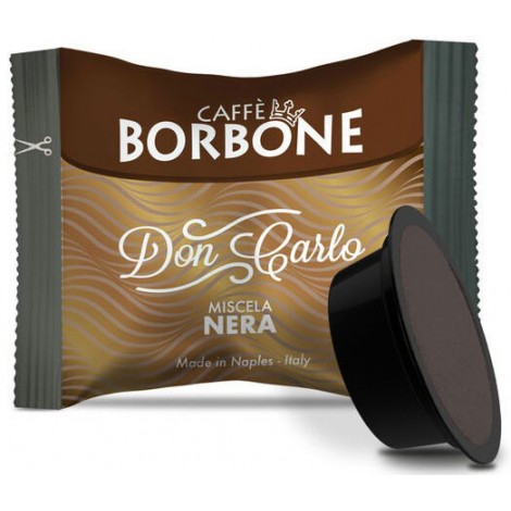 Borbone 50 capsule miscela nera (cremoso), compatibili con macchine Lavazza A Modo Mio