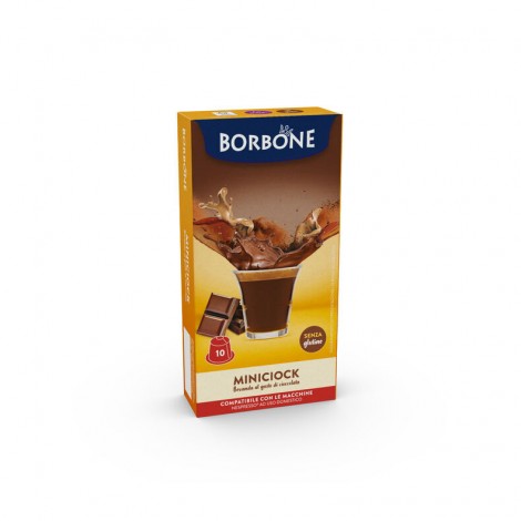 10 capsule bevanda solubile al gusto di cioccolata, compatibili con macchine Nespresso