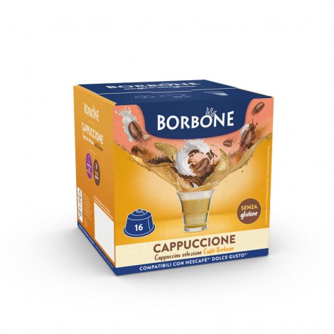 16 capsule bevanda solubile al gusto cappuccino, compatibili con macchine Nescafè
