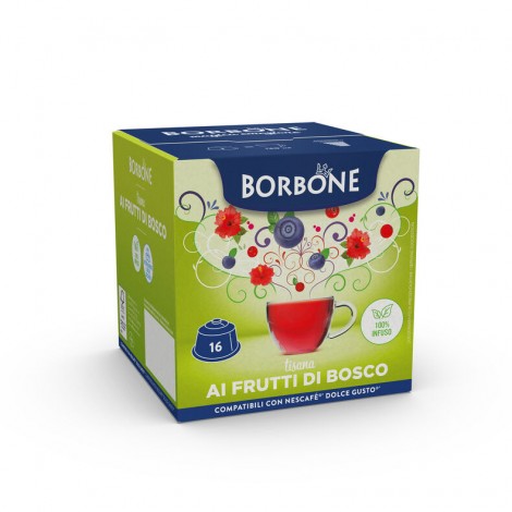 16 capsule tisana ai frutti di bosco in foglie, compatibili con macchine Nescafè
