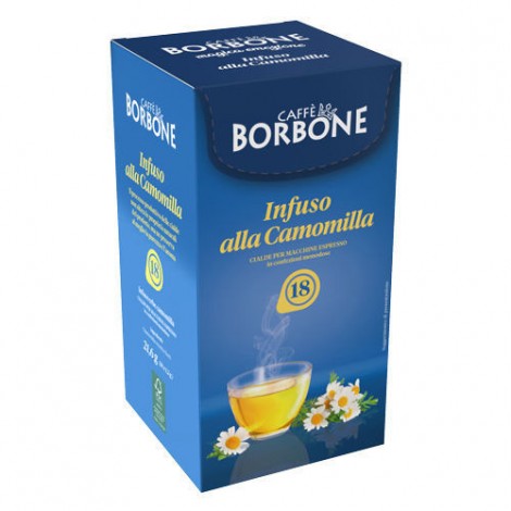 18 cialde camomilla e melatonina, filtro in carta ESE 44mm
