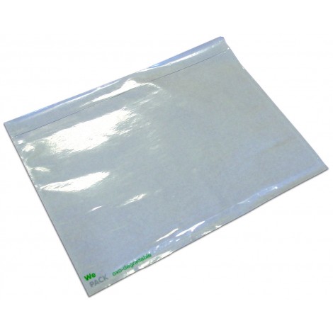 Blasetti Polyadex, buste trasparenti con adesivo, aperte sul lato superiore, 18x24cm, 1000pz - 0658 - C92BS0066