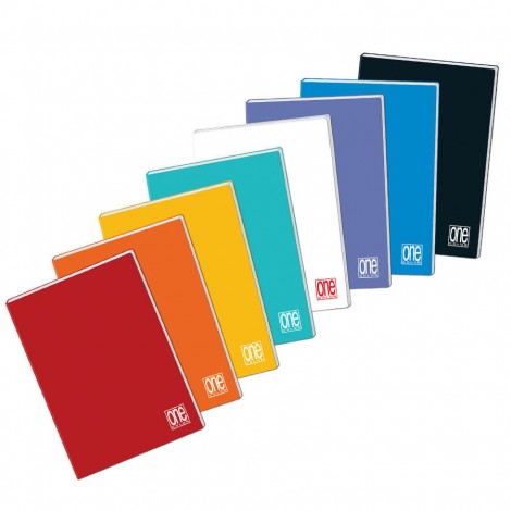 One Color - Maxi quaderno brossurato con copertina in PPL opaca 80gr quadretti 4mm - Prezzo singolo, ord. minimo 5pz