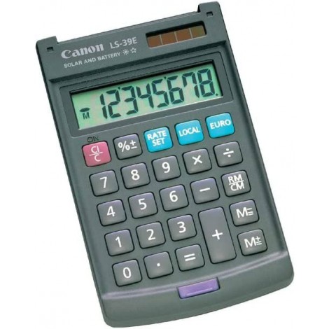 Calcolatrice tascabile LS-39E, display 8 cifre