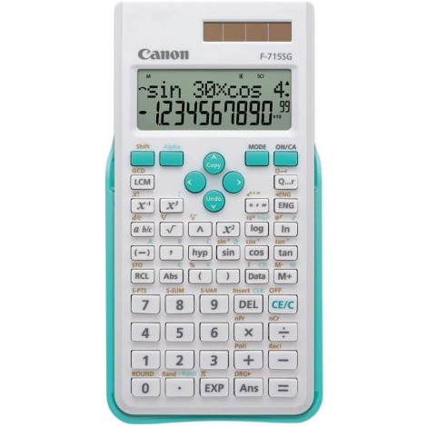 Canon F-715SG Calcolatrice scientifica, display LCD a due righe con 10+2 cifre, 250 funzioni - 5730B003