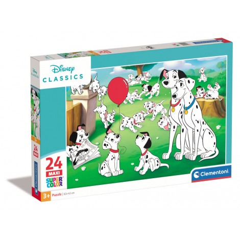 La carica dei 101 - Puzzle 24pz maxi (dimensione puzzle 62x42cm)