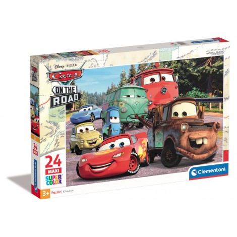 Cars - Puzzle 24pz maxi (dimensione puzzle 62x42cm)