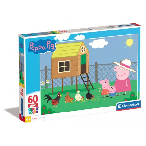Peppa Pig 2023 - Puzzle 60pz maxi (dimensione puzzle 62x42cm)