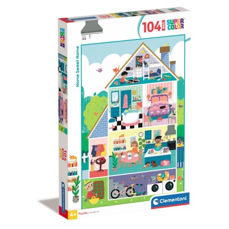 Home Sweet Home - Puzzle 104pz maxi (dimensioni puzzle 62x42cm)