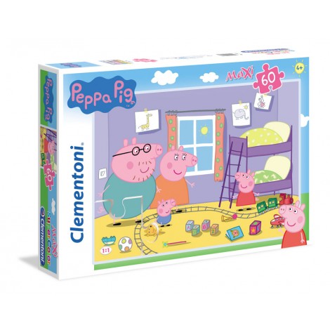 Peppa Pig - Puzzle 60pz maxi (dimensione puzzle 62x42cm)