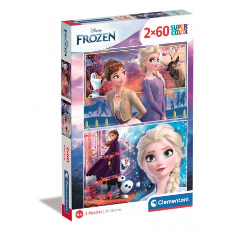 Frozen 2 - Puzzle 2x60pz (dimensioni puzzle 27x18cm)