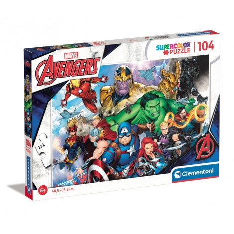 The Avengers - Puzzle 104pz super (dimensione puzzle 48,5x33,5cm)