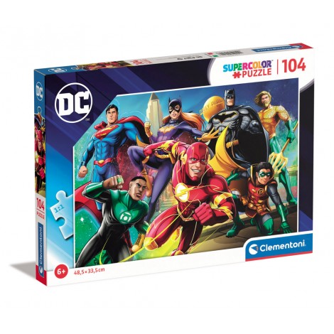 DC Comics Justice League - Puzzle 104pz super (dimensione puzzle 48,5x33,5cm)