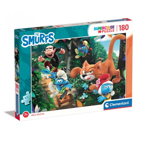 I Puffi - Puzzle 180pz super (dimensione puzzle 48,5x33,5cm)