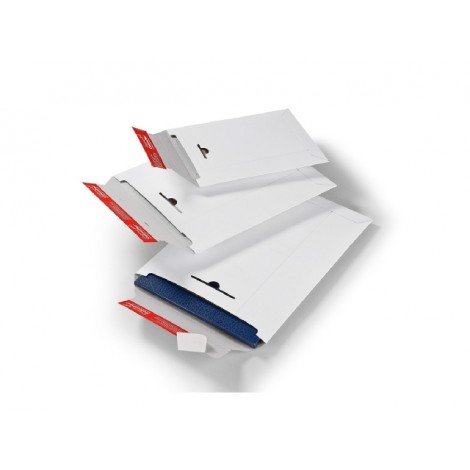 Buste in cartone riutilizzabili, per spedizioni, dimensioni interne 21x26.5x3cm